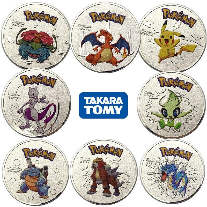 Pokemon Coin Craft Silver Plated - ANIMEGEEKSS