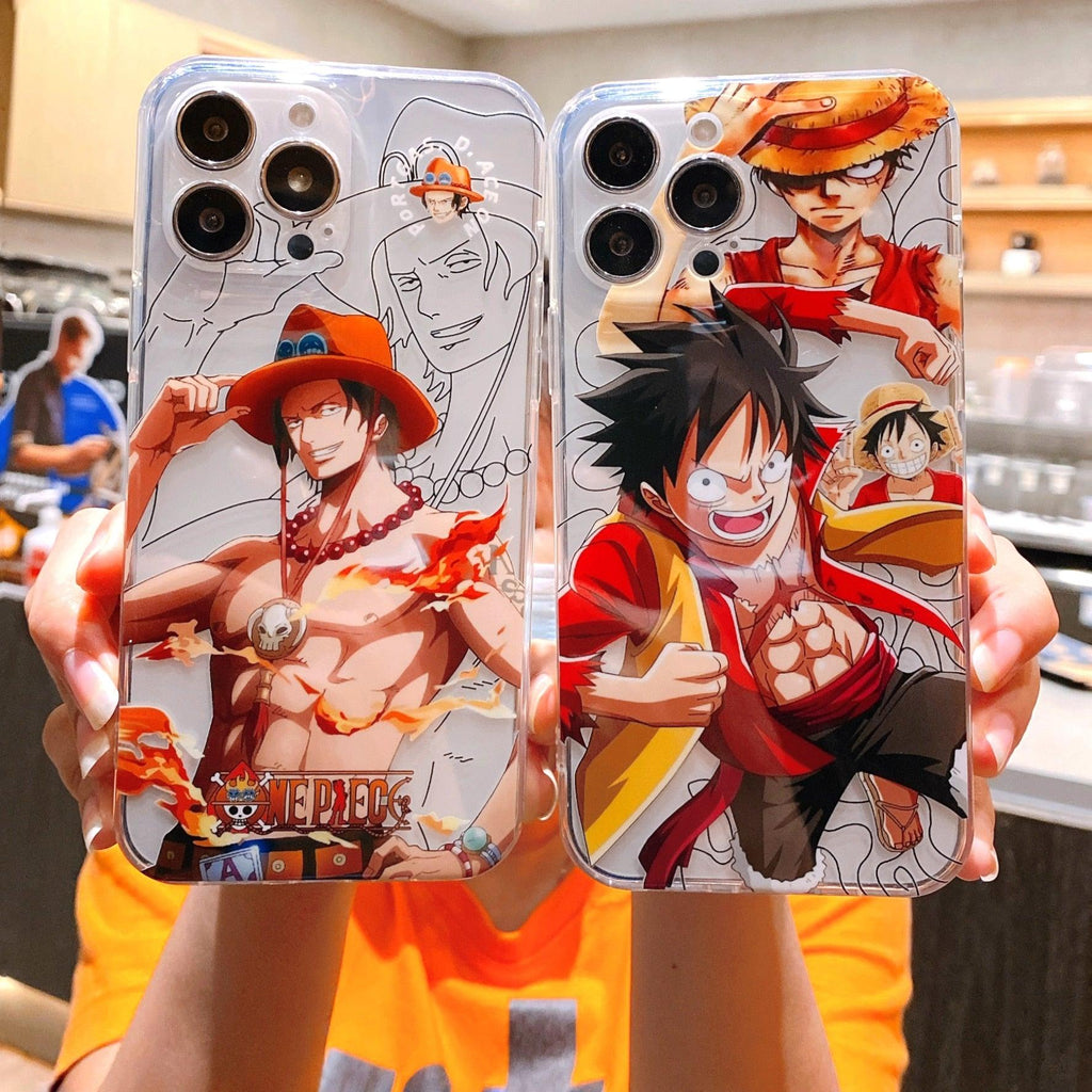 One Piece Ace Luffy Phone Case - ANIMEGEEKSS