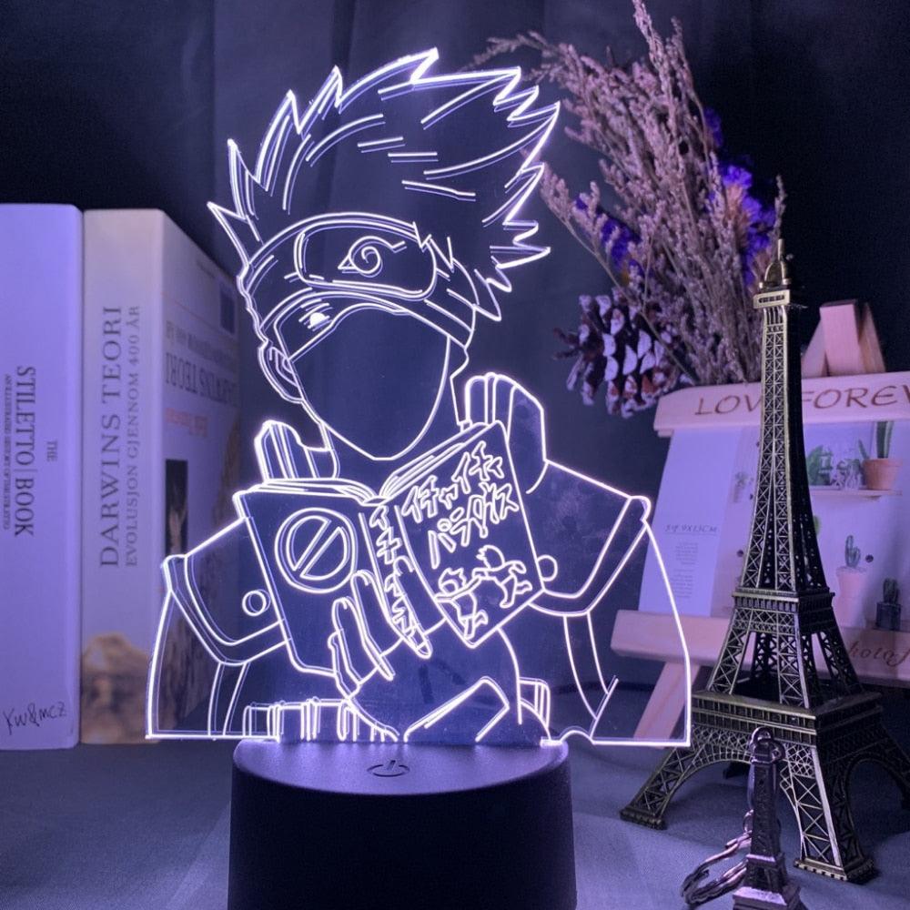 3D LED Night Light Anime Naruto Hatake Kakashi - ANIMEGEEKSS