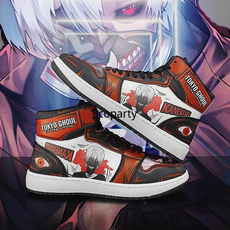 Tokyo Ghoul Cosplay Anime High Top Vulcanized Shoes - ANIMEGEEKSS