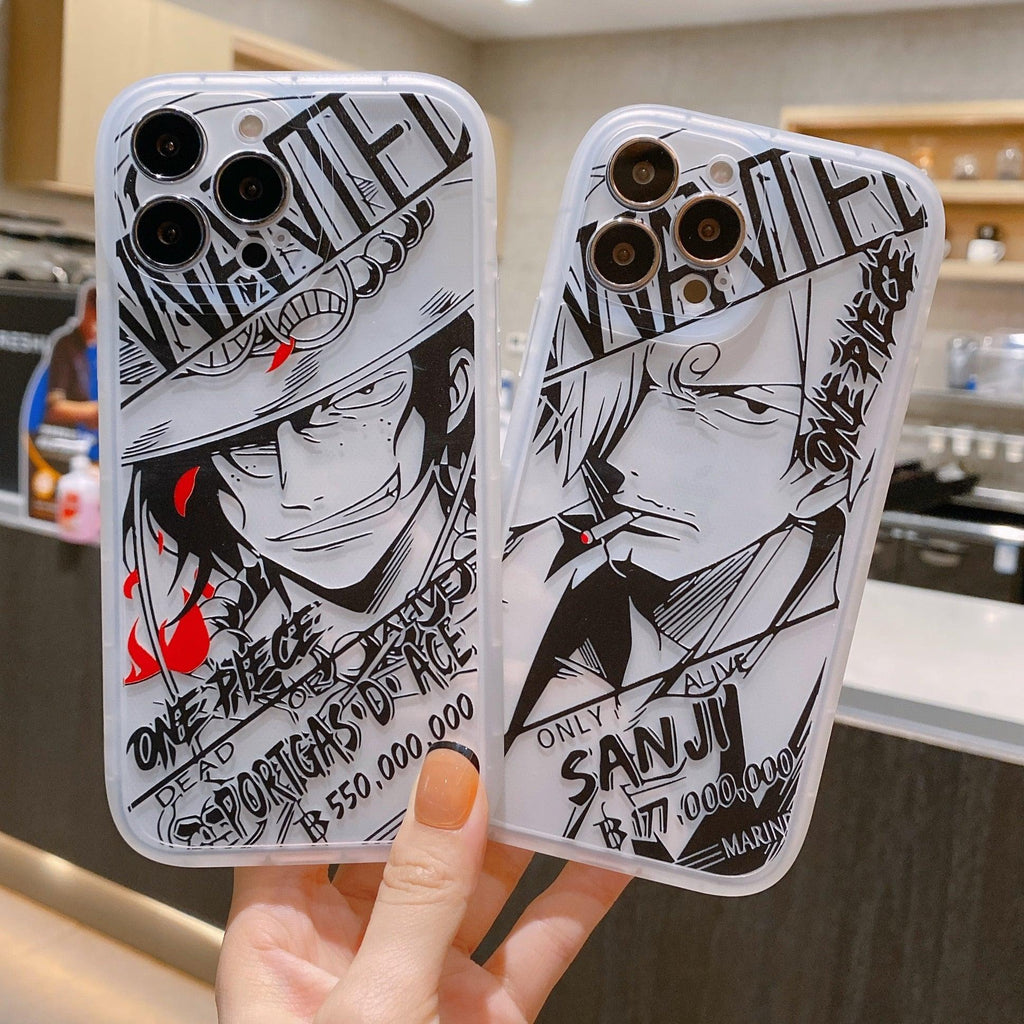 One Piece Painted Phone Case - ANIMEGEEKSS